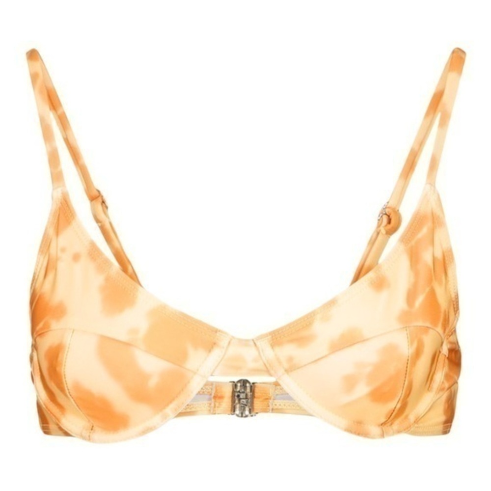 Boohoo Sand Desert Print Underwire Bikini Top Sz.10 NWT!